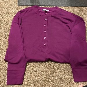 Athleta Henley Sweatshirt
